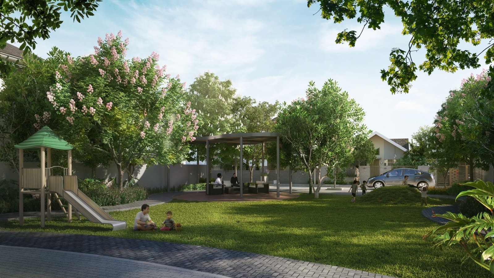 Palmetto Amenity with people (Large)