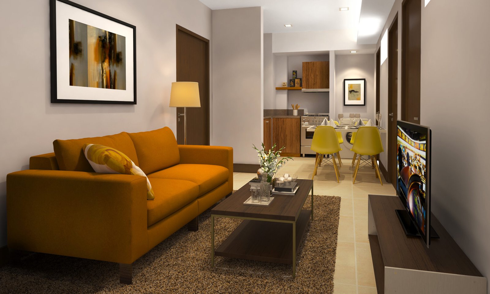 17 2-Bedroom Unit - Liv Din Kit